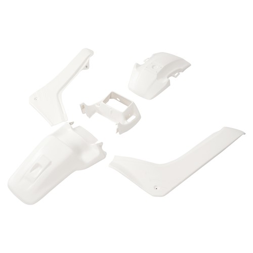 For Honda TR200 Fat Cat 1986 1987 Complete Body Kit Fenders Side Covers White