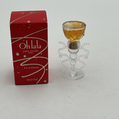 LORIS AZZARO OH LA LA 3ML/ 0.12 oz. Eau de Parfum MINI Vintage