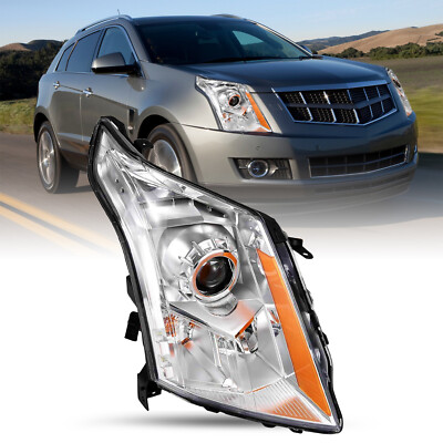 For 2010-16 Cadillac SRX Halogen Right Side Projector Headlight Amber Corner RH