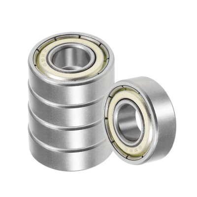 5pcs Ball Bearings 8mm x 19mm x 6mm Carbon Steel Double Shielded