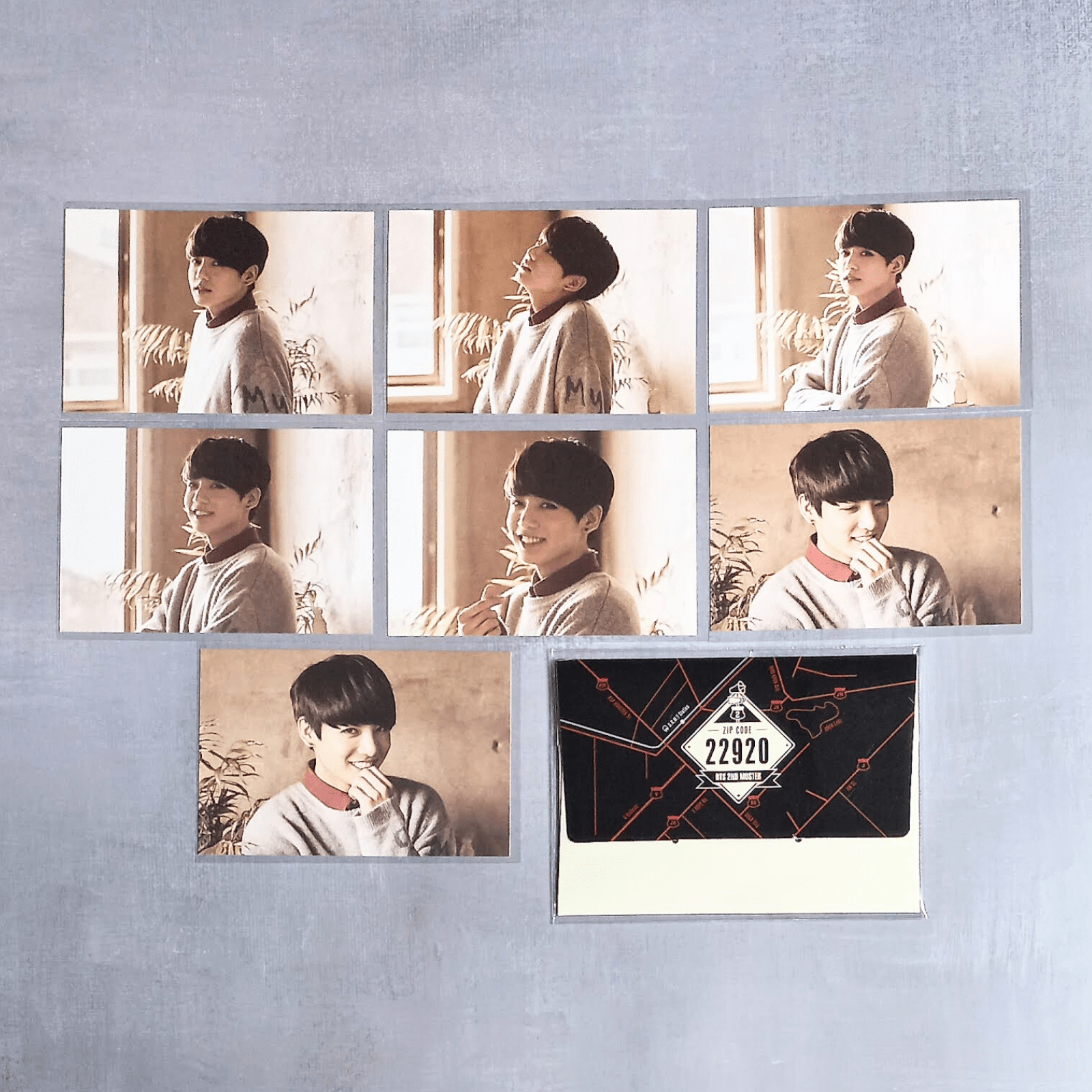 BTS 2nd Muster ZIP CODE 22920 Official Mini Photo Card BTS 2nd Muster ZIP CODE 22920 Official Mini Photo Card