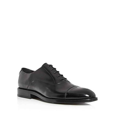 

Мужские кожаные оксфорды Jimmy Choo Falcon Crystal Welt, черные 44 евро США 11, Черный