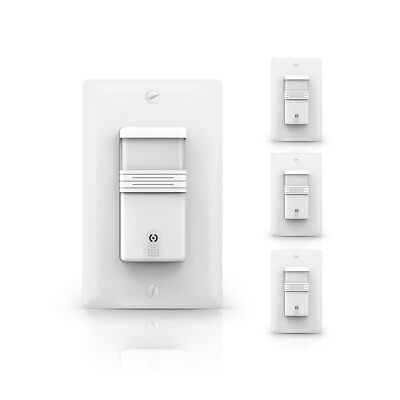 3way Occupancy Motion Sensor Light Switch Neutral Wire Required Pir Infrared Mot