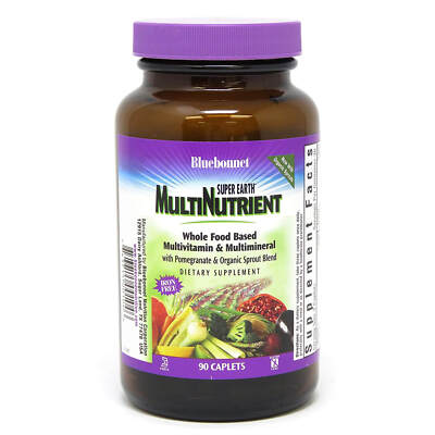Bluebonnet Super Earth Multinutrient Formula Iron Free 90 Caplets