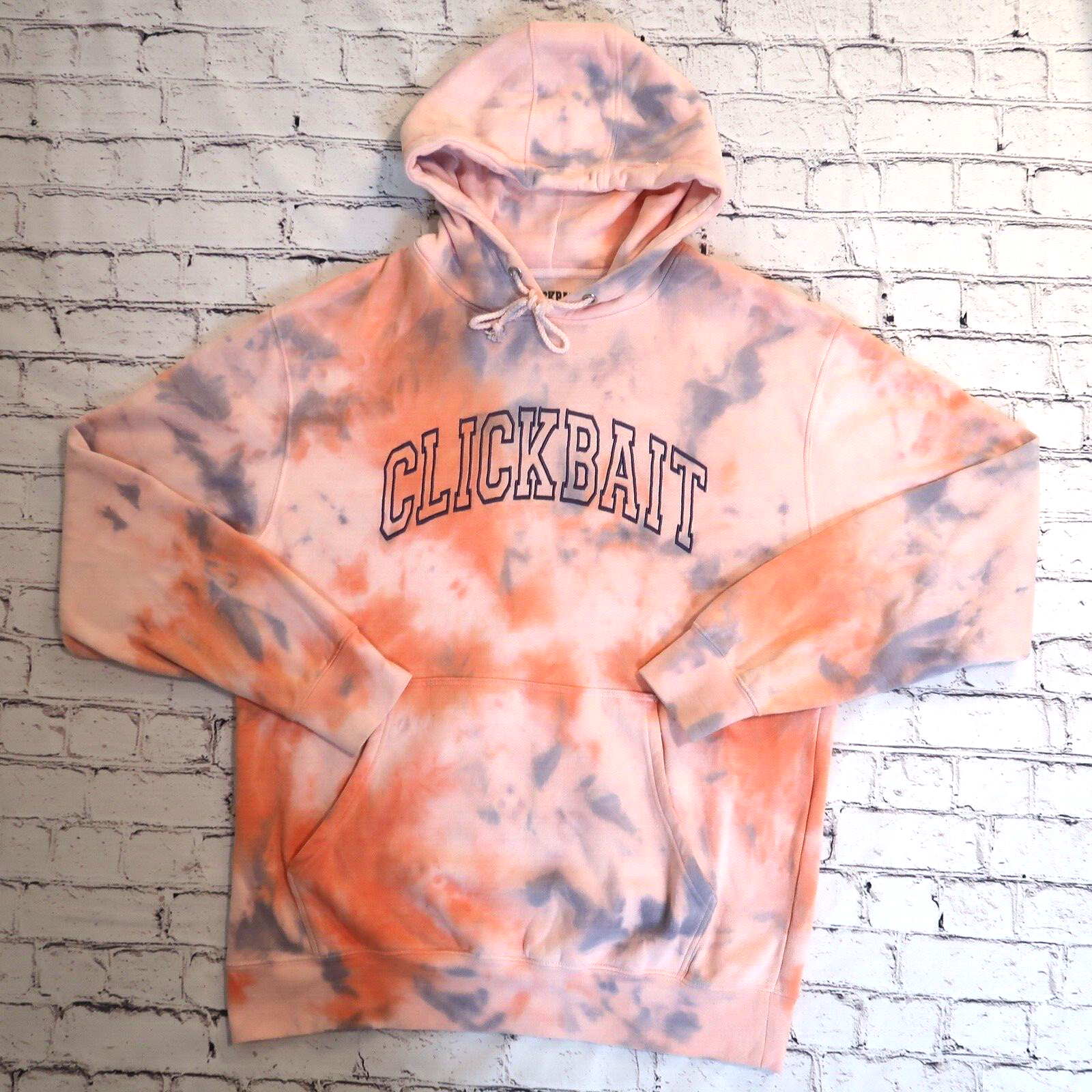 Clickbait tie dye hoodie shop