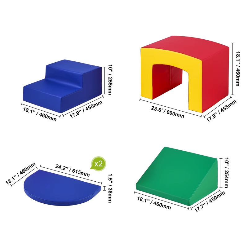 VEVOR Tente Tunnel De Jeu Pour Enfants Pour Tout-Petits, Jouet Tunnel Coloré Pop