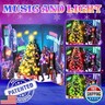 APOTODITO Musical Christmas Cards, Cyberpunk Pop Up Cards with Music and Light, Christmas Gift for Holiday New Year for Women Men Kids Family Friends Children.
