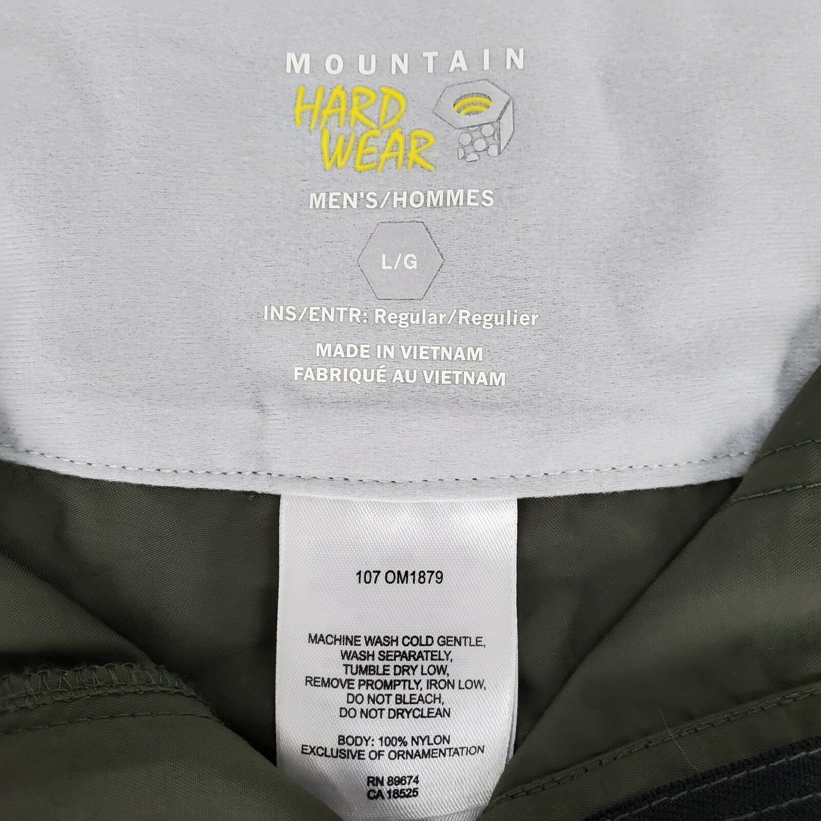 Mountain Hardwear Mens Nylon Climbing 