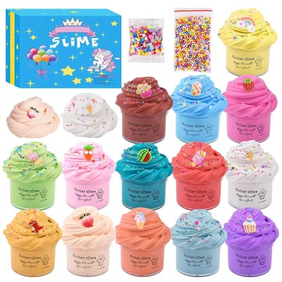 Slime,Super Mini Butter Slime Kit 14 Pack,Scented Slimes for Girls and Boys,P...