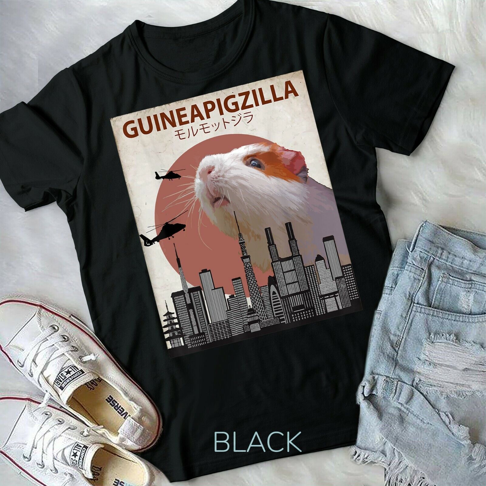 Guineapigzilla Funny Guinea Pig T-Shirt Gift Guineapigzilla Funny Guinea Pig T-Shirt Gift