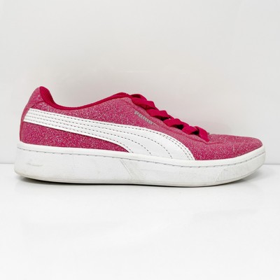 Puma Girls Vikky V2 370625-04 Розовая Повседневная Обувь Кроссовки Размер 3C