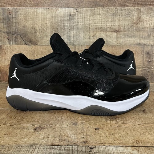 Nike Air Jordan 11 CMFT Low Mens Size 17 Black White Patent