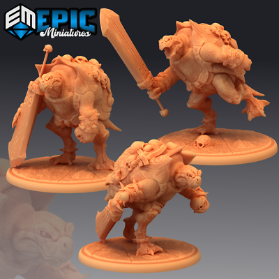 Skull Turtle, Dungeons and Dragons Miniatures, D&D Humanoid, Epic Miniatures