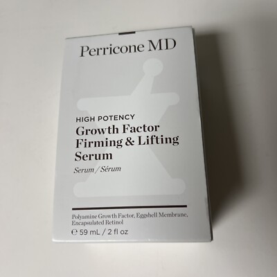 Perricone MD High Potency Growth Factor Firming & Lifting Serum 2 Fl Oz  NEW 