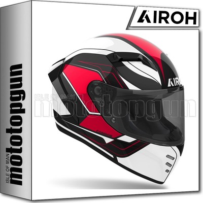 AIROH HELMET FULL-FACE MOTORBIKE CND55 CONNOR DUNK RED GLOSS SZ. XXL