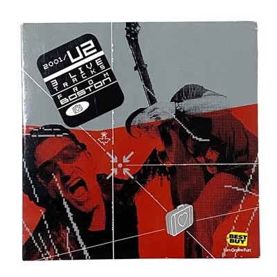U2 3 Live Tracks from Boston CD