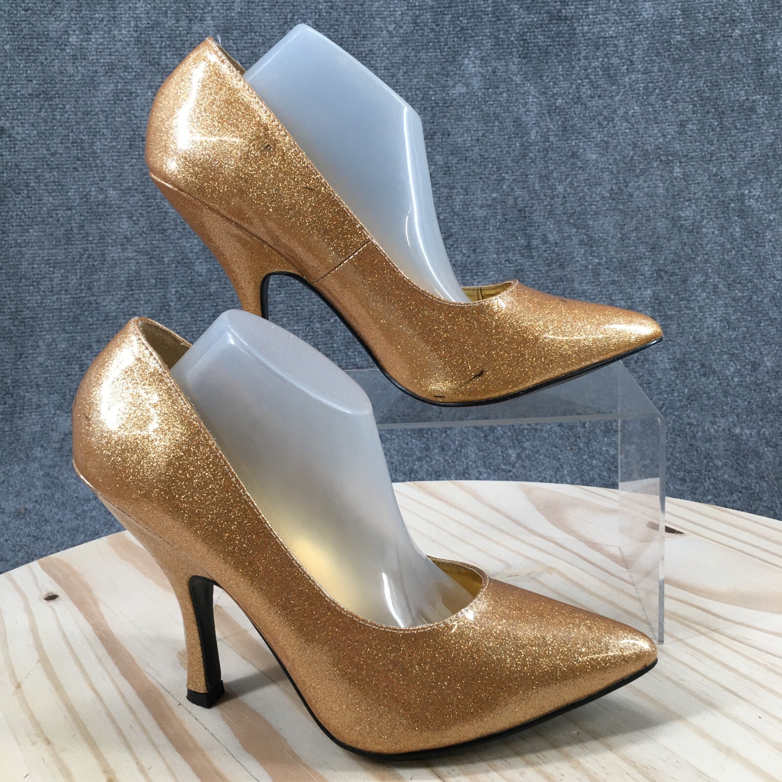 靴 original ribbon glitter pumps Infant Silver Glitter Ribbon Shoes - Pink Princess