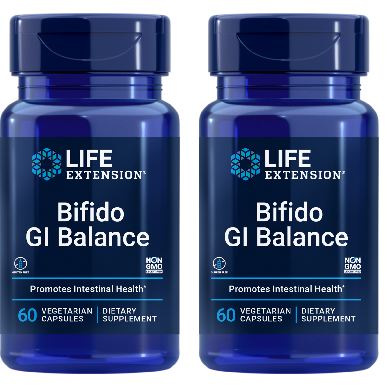 Bifido GI Balance 2X60caps Life Extension Bifidobacterium longum BB536 2 миллиарда