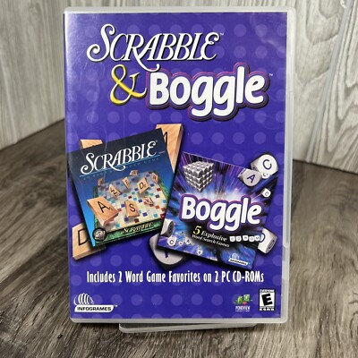Scrabble and Boggle (2 Pack) (PC, 2003)