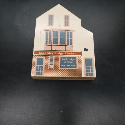 Vintage 1992 Cats Meow Series X Cape May Fudge Kitchen (A)