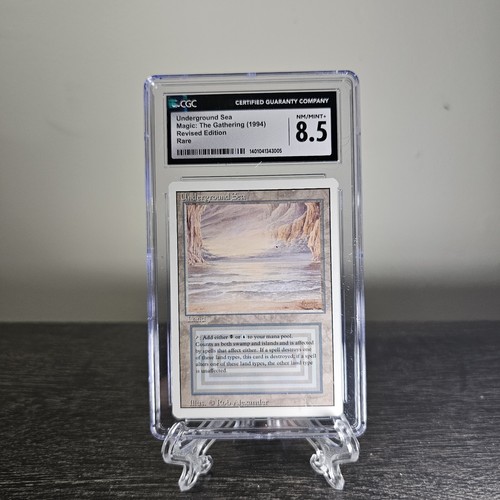 Magic MTG 3rd Edition Revised Underground Sea Cgc 8.5 Nm