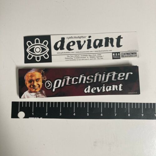 PITCHSHIFTER Deviant CD/LP RARE PROMO ONLY STICKER - Record Store Exclusive