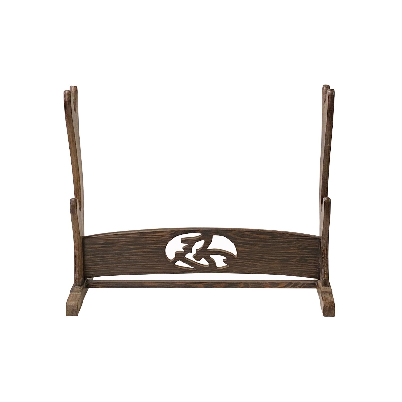 Chinese Gray Brown Wood Horizontal Pen Brush Holder Display Rack ws2908S Chinese Gray Brown Wood Horizontal Pen Brush Holder Display Rack ws2908S