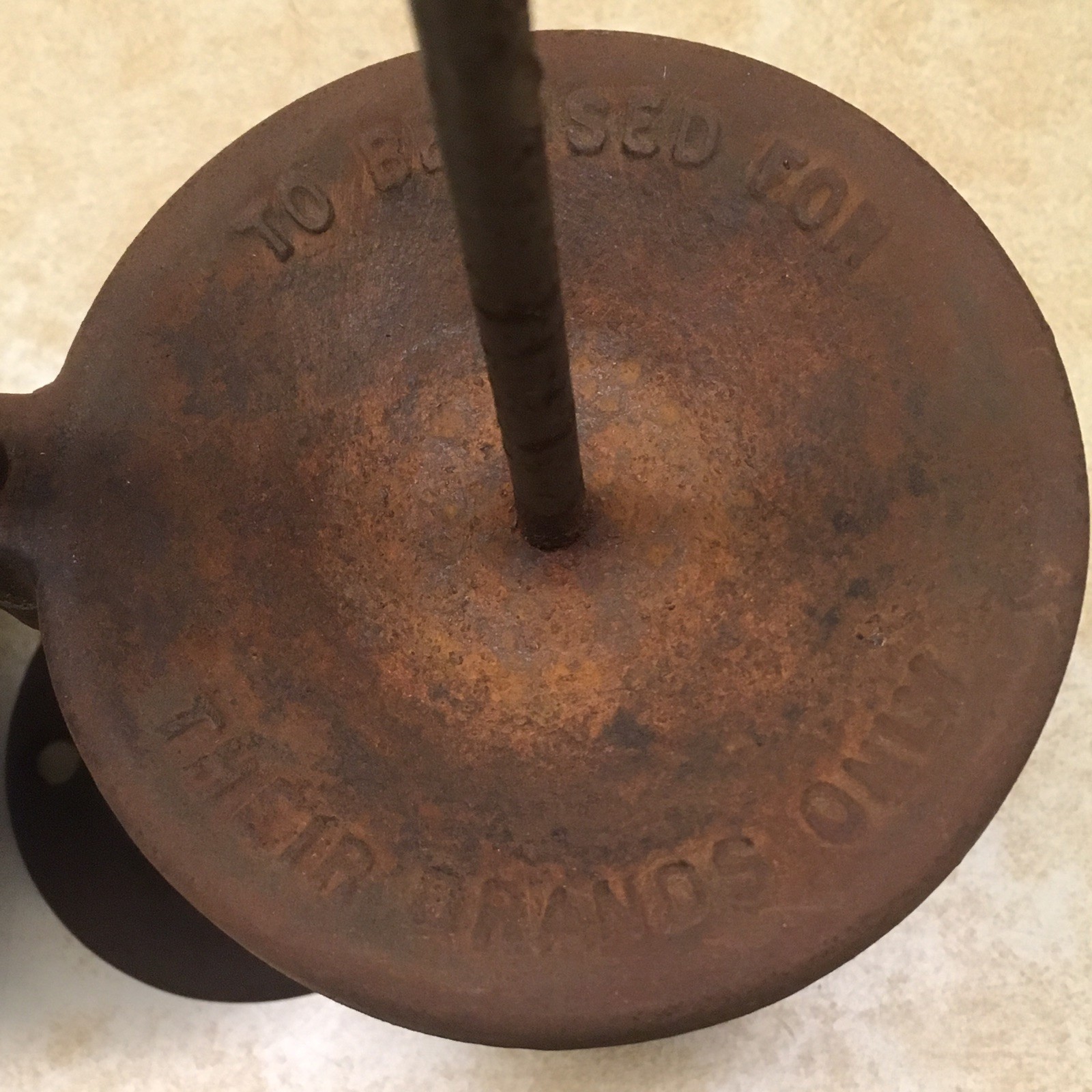 Industrial Cast Iron Sewing Machine Thread Holder Vintage The Spool Cotton Co