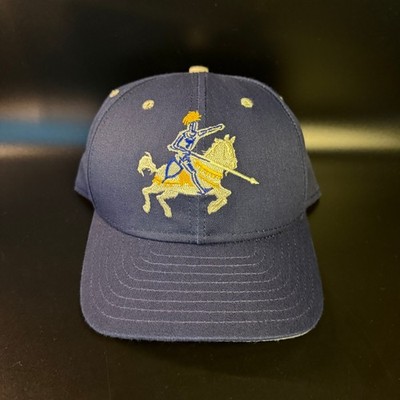 L.I. Long Knights 1971 Navy Blue Cotton Twill Baseball Hat Mens Size M/L