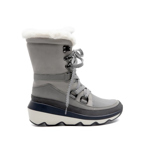 Women's Fur-Lined Insulated Snow Boots Waterproof Non-slip Ski Snow Boots