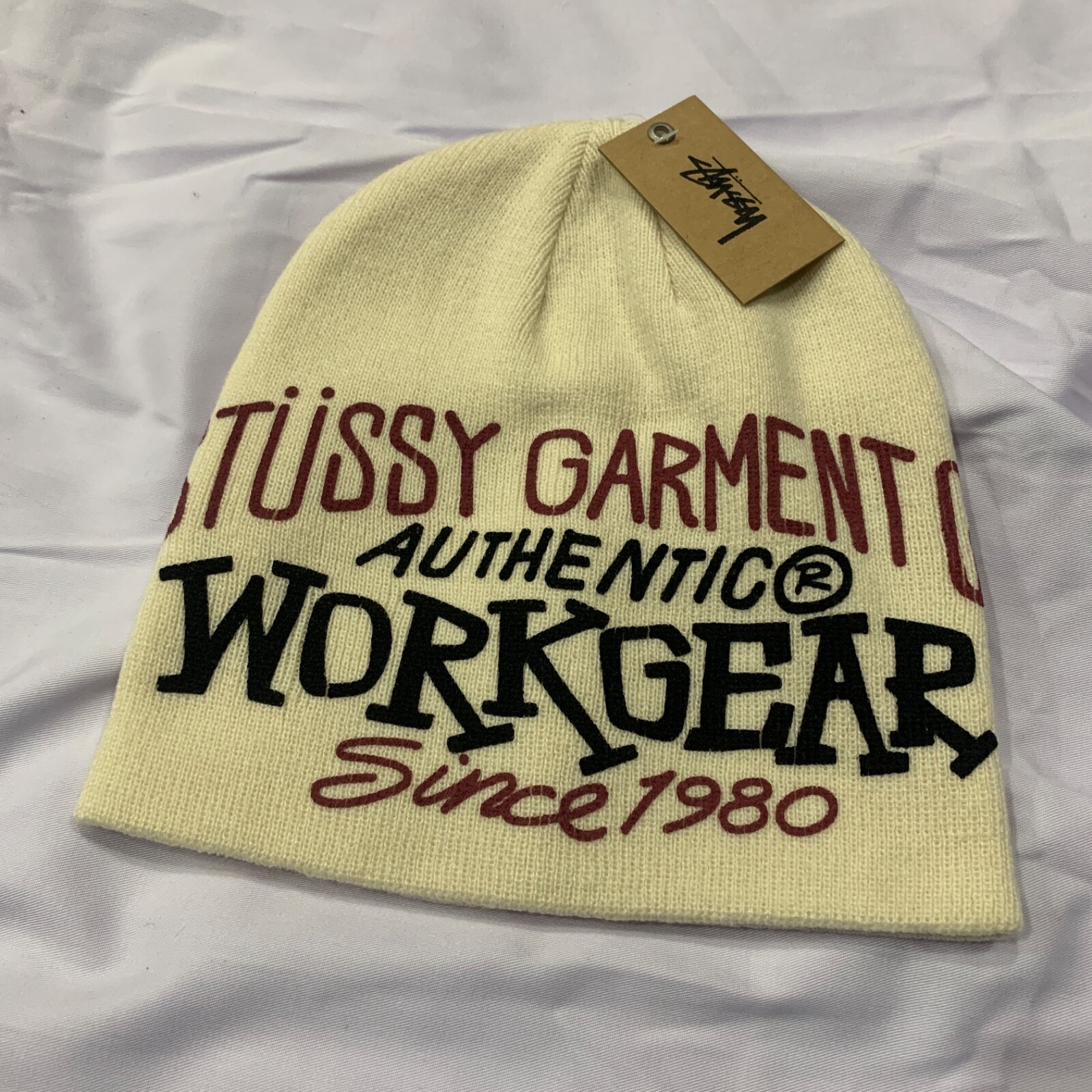 帽子 STUSSY SKULLCAP WORKGEAR PRINT Black Stussy Workgear Print Skullcap Black | eBay