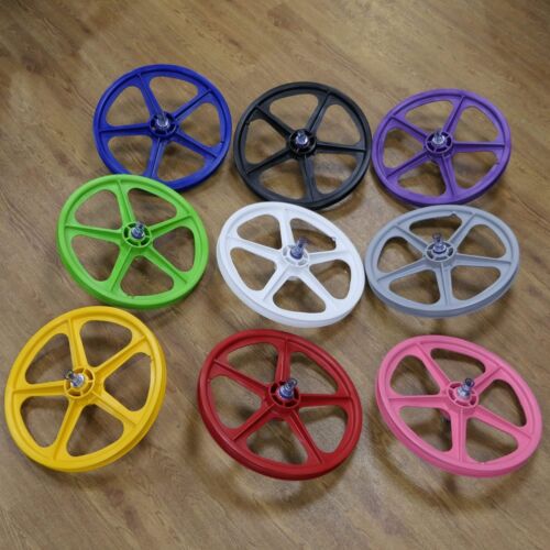 Skyway Tuff II Mag Old School BMX Wheels 20 Inch Pair Front Skyway Tuff II Mag Old School BMX Wheels 20 Inch Pair Front