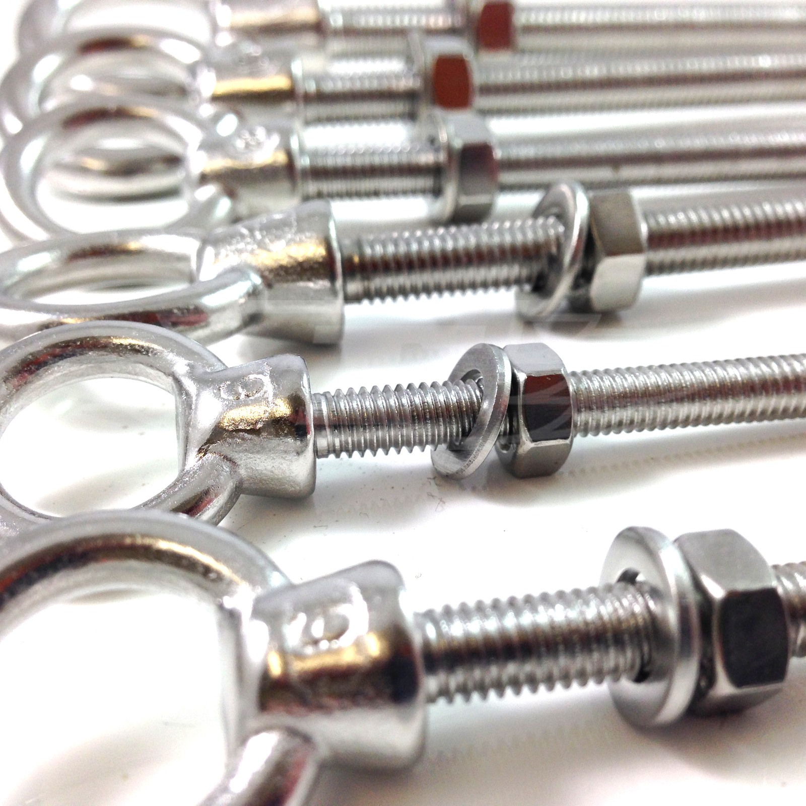 A4 316 MARINE STAINLESS STEEL LIFTING EYE BOLTS M6 M8 M10 M12 7 BOLT
