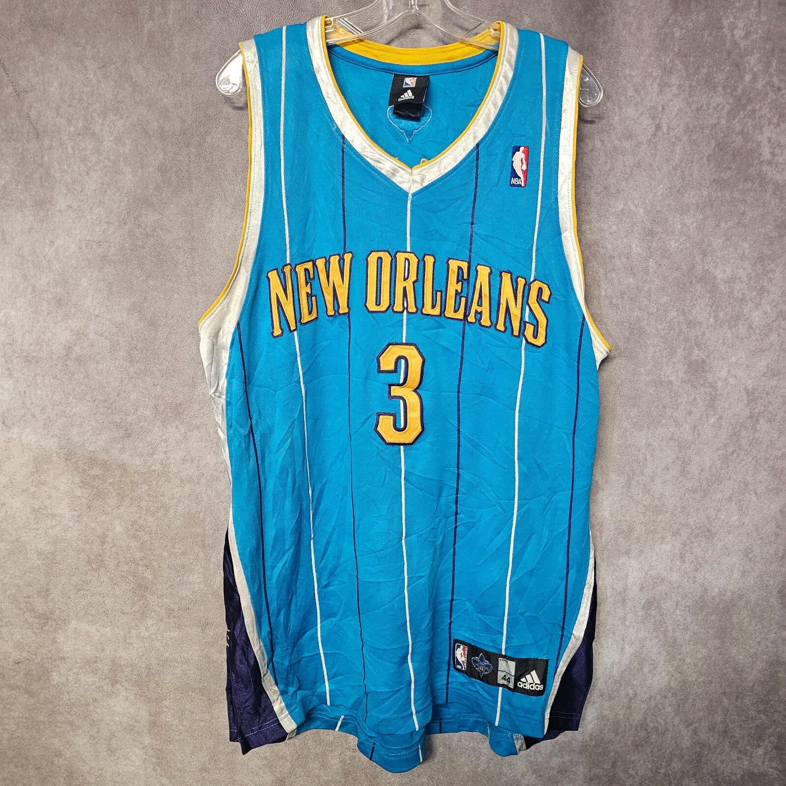 Adidas Authentic New Orleans Hornets Pelicans Chris Paul 3