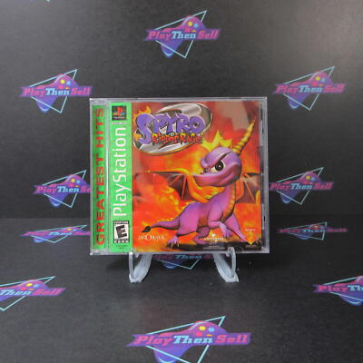 Spyro 2 Ripto's Rage GH PS1 PlayStation 1 MD Complete CIB - (See Pics)