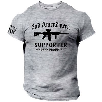 2nd Amendment Supporter T-SHIRT American Patriotic 1776 America USA Liberty