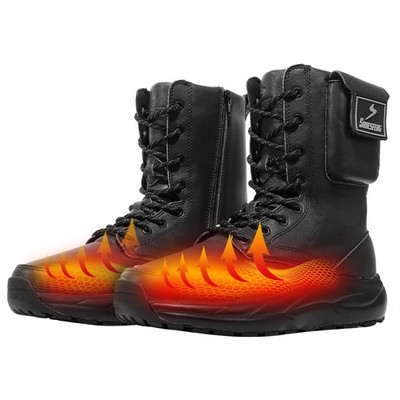 Buy Soulsfeng Men's Women's Heated Boots Rechargeable Winter Warm Snow Boots
