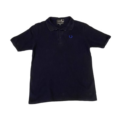 Fred Perry Raf Simons Polo Shirt | Vintage High End Designer Large Black VTG