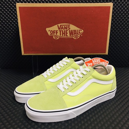 

Мужские кроссовки Vans Old Skool, размер 10, неоновые замшевые кроссовки для скейтбординга, Sharp green, VANS Old Skool