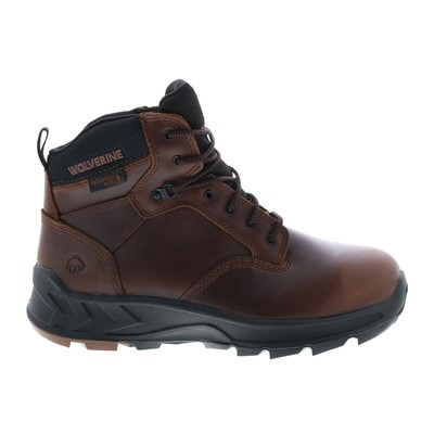 

Мужские коричневые широкие рабочие ботинки Wolverine Shiftplus LX Duraspring Carbonmax Mid, Коричневый, Wolverine Shiftplus LX Duraspring Waterproof CarbonMax Mid