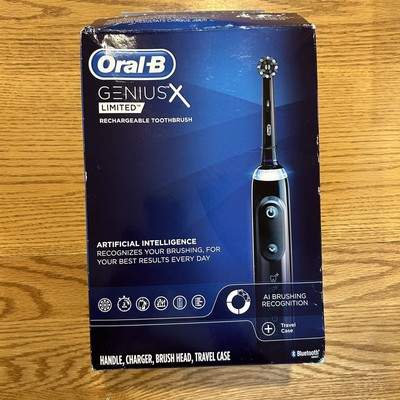 Oral-B Genius X Limited Rechargeable Electric Toothbrush - Black