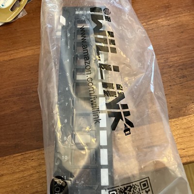 Iwillink 12 Port Blank Keystone Patch Panel