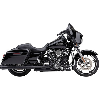 Cobra El Diablo 4'' Mufflers - Black/Black - '17-'20 FL 6208RB