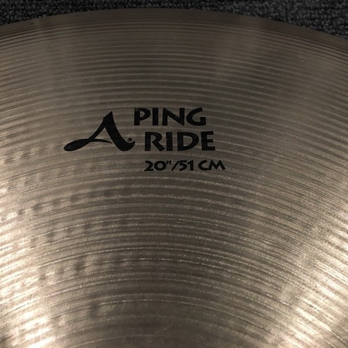 Zildjian 20” A Ping Ride Cymbal - natural finish