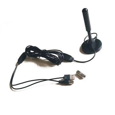 25dBi 200-Mile Magnetic Base HDTV Antenna TV Signal Amplifier Receiver Cable f