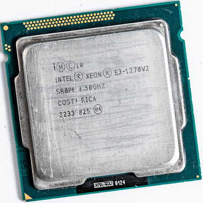 Intel Xeon E3-1270 v2 SR0P6 LGA1155 Quad Core Processor 3.5GHz Z77 Ready Grade C