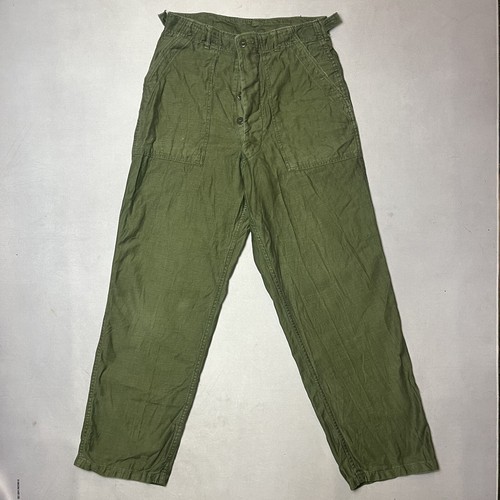 Vintage 60s OG 107 Military Sateen Baker Trousers Class 1