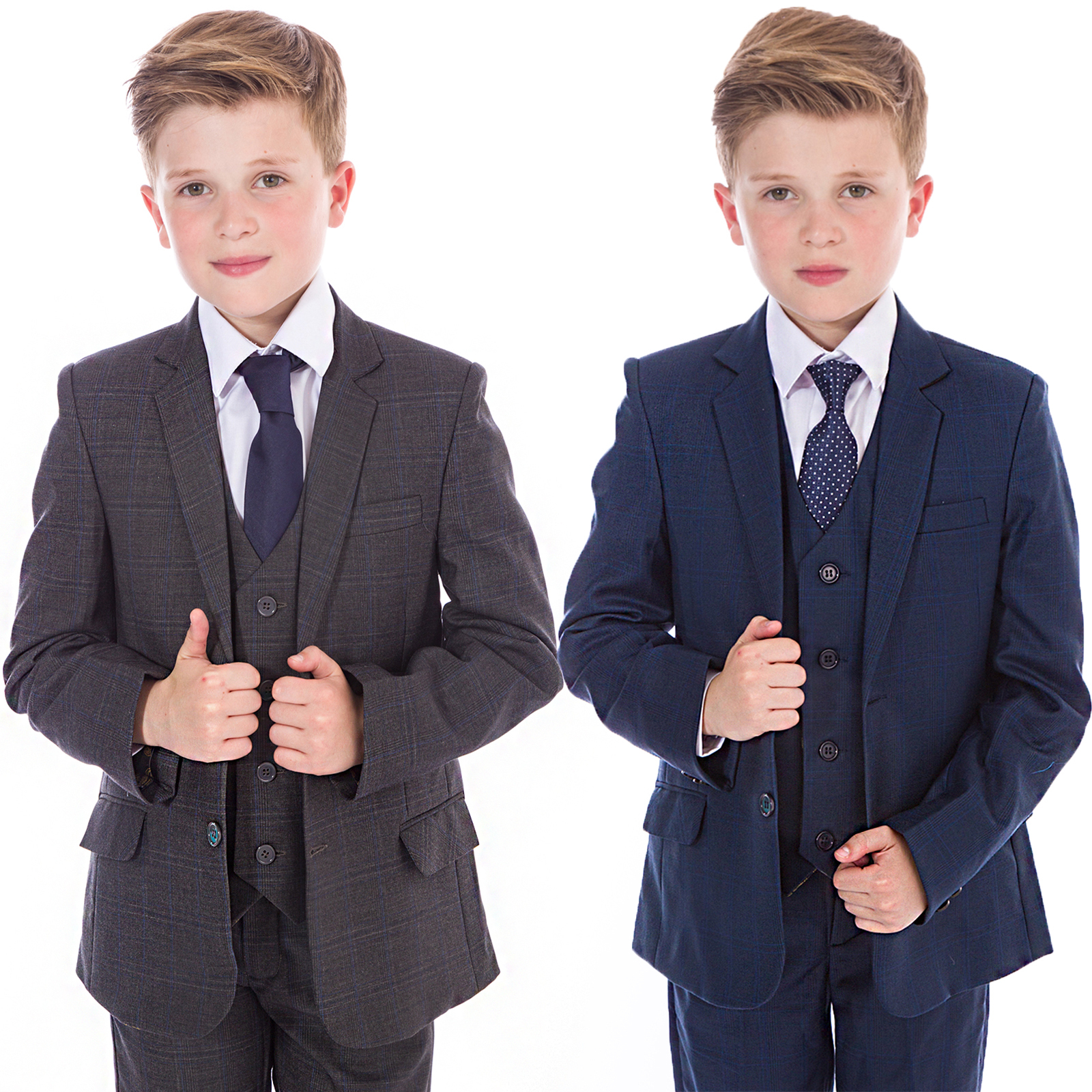baby boy checkered suit