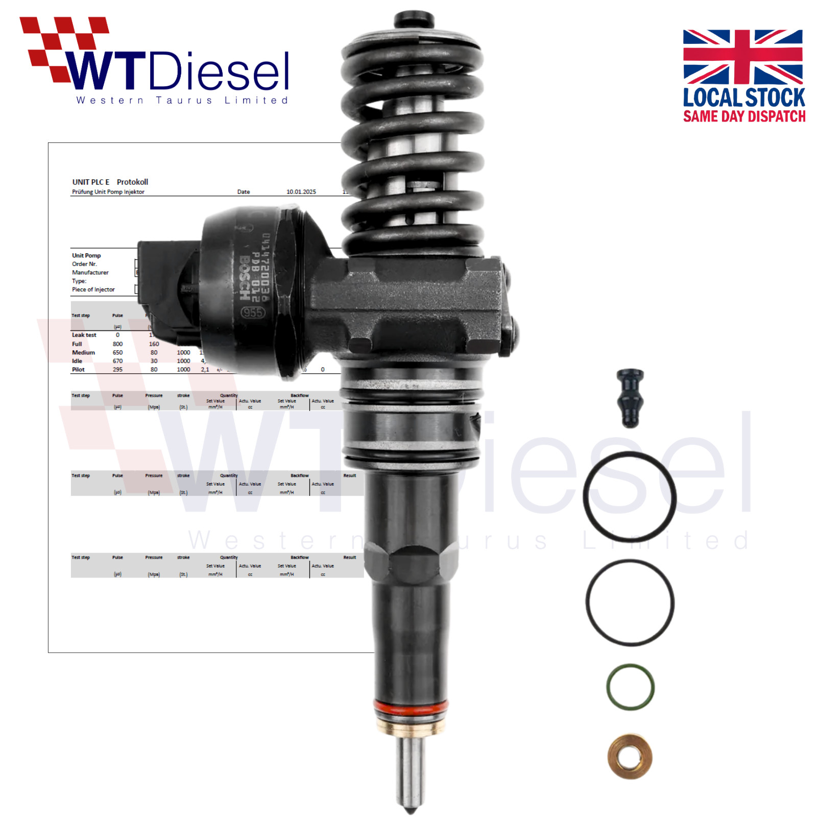 VW Audi Seat Diesel Injector | 1.9 TDI | Bosch 0414720039 0986441557