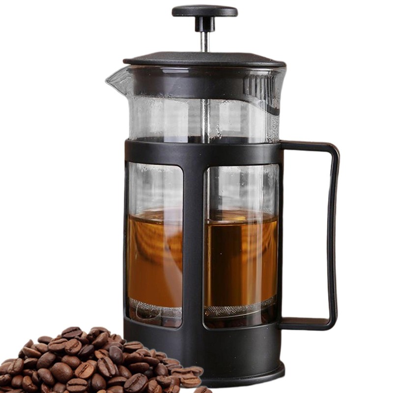 French Coffee Press Glass Stainless Steel Espresso Tea Maker